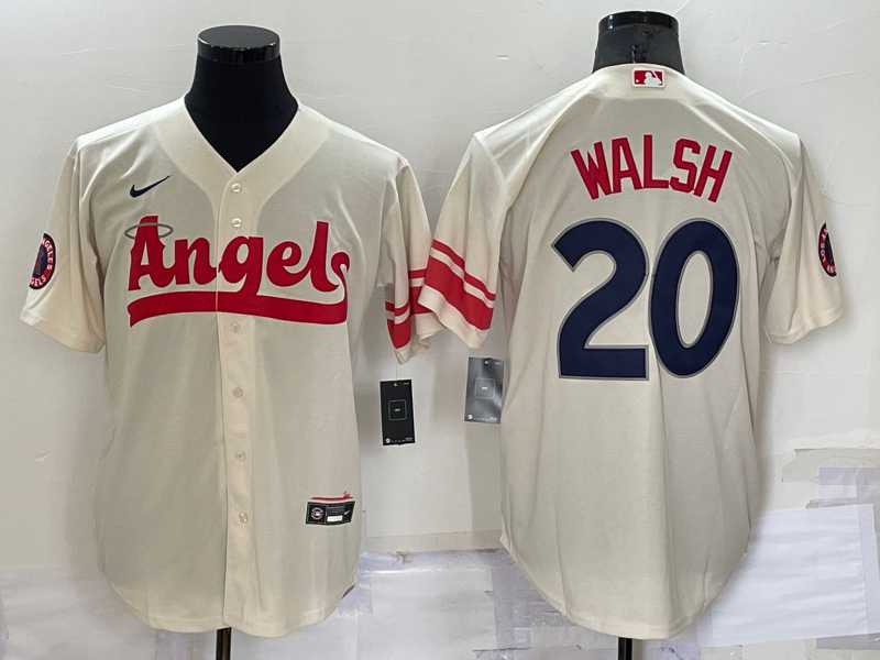 Angels 20 Jared Walsh Cream Nike 2022 City Connect Cool Base Jersey,We sell and wholesale Angels 20 Jared Walsh Cream Nike 2022 City Connect Cool Base Jersey on line form chian!